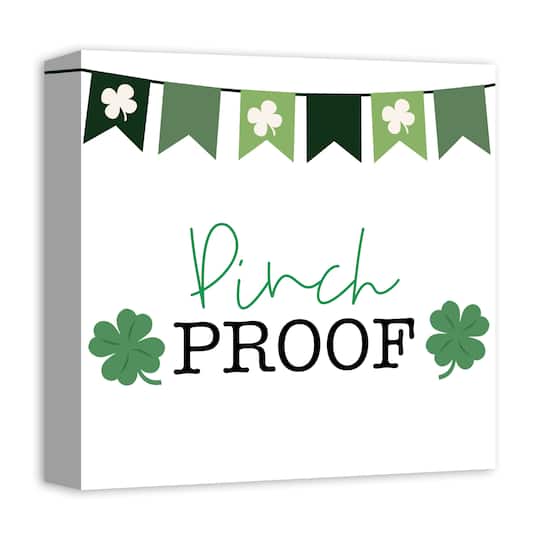 Pinch Proof Banner 12" x 12" Canvas Wall Art